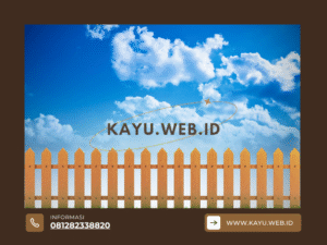 Inspirasi Desain Pagar Kayu Bengkirai yang Kokoh dan Estetik