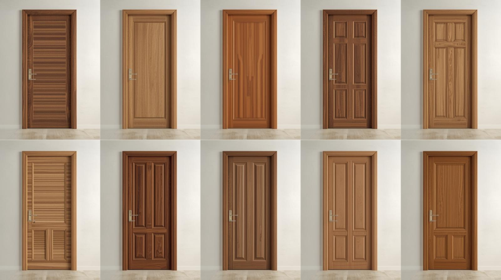 10 Model Pintu Kayu Meranti Terbaru