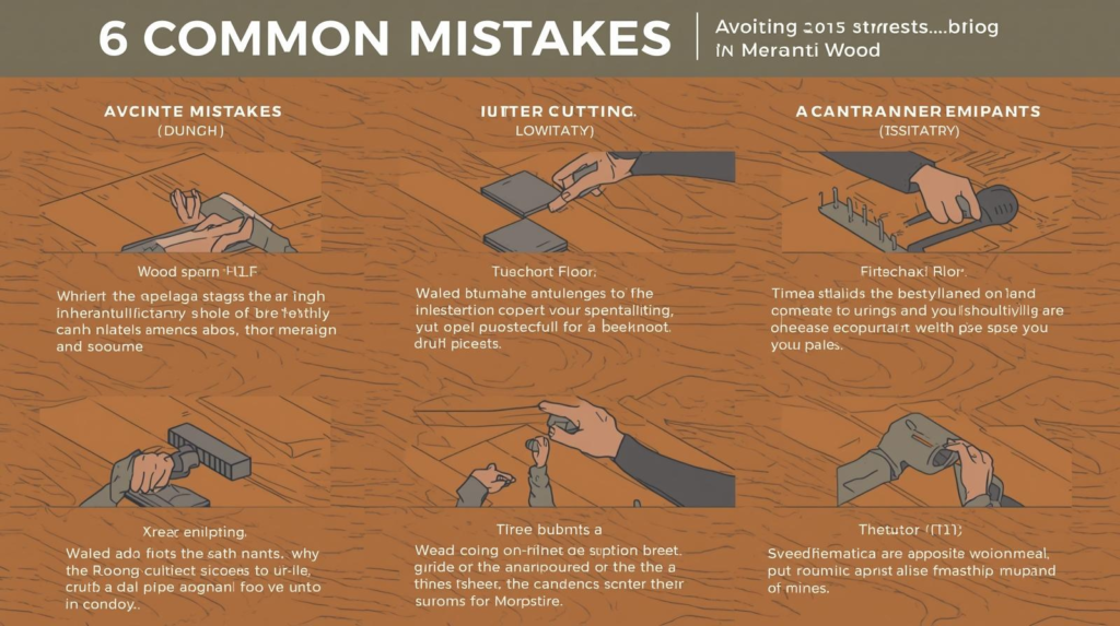 6 Hal yang Harus Dihindari Saat Memotong & Memasang Kayu Meranti