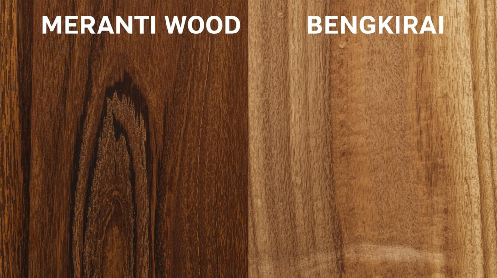8 Perbandingan Jelas Kayu Meranti vs Kayu Bengkirai
