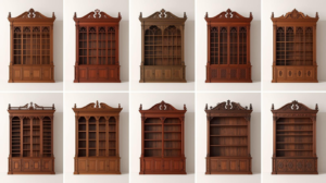 10 Desain Rak Buku dari Kayu Meranti yang Sangat Kuat