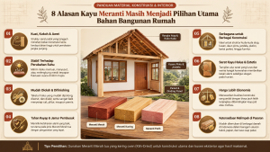 8 Alasan Kayu Meranti Masih Menjadi Pilihan Utama Bahan Bangunan Rumah
