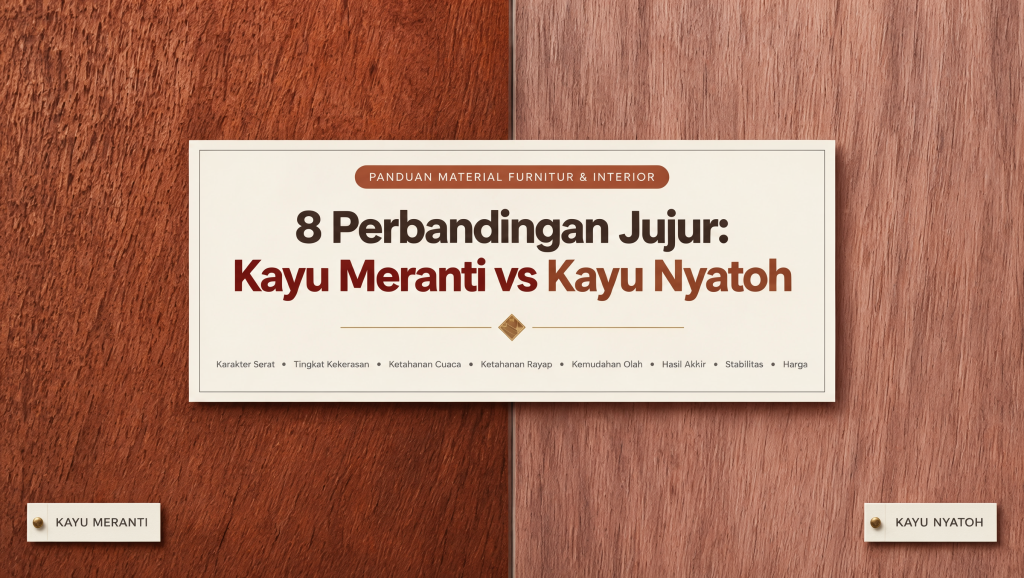 8 Perbandingan Jujur Kayu Meranti vs Kayu Nyatoh