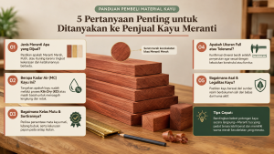 Jangan Sampai Terlewat! 5 Pertanyaan Penting untuk Ditanyakan ke Penjual Kayu Meranti